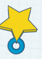 star pendent charm