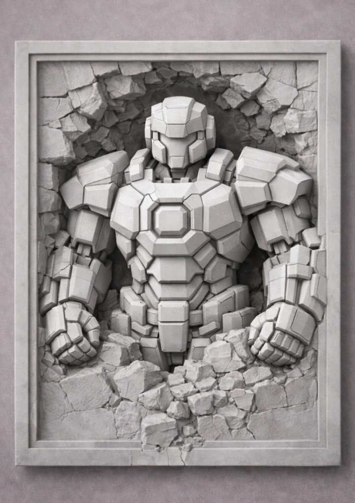Robot 3d Pictureframe
