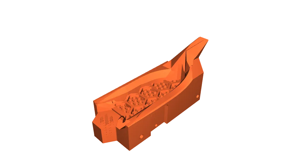Voron Trident 350 w/Clicky Clack door Front Stealth Skirts