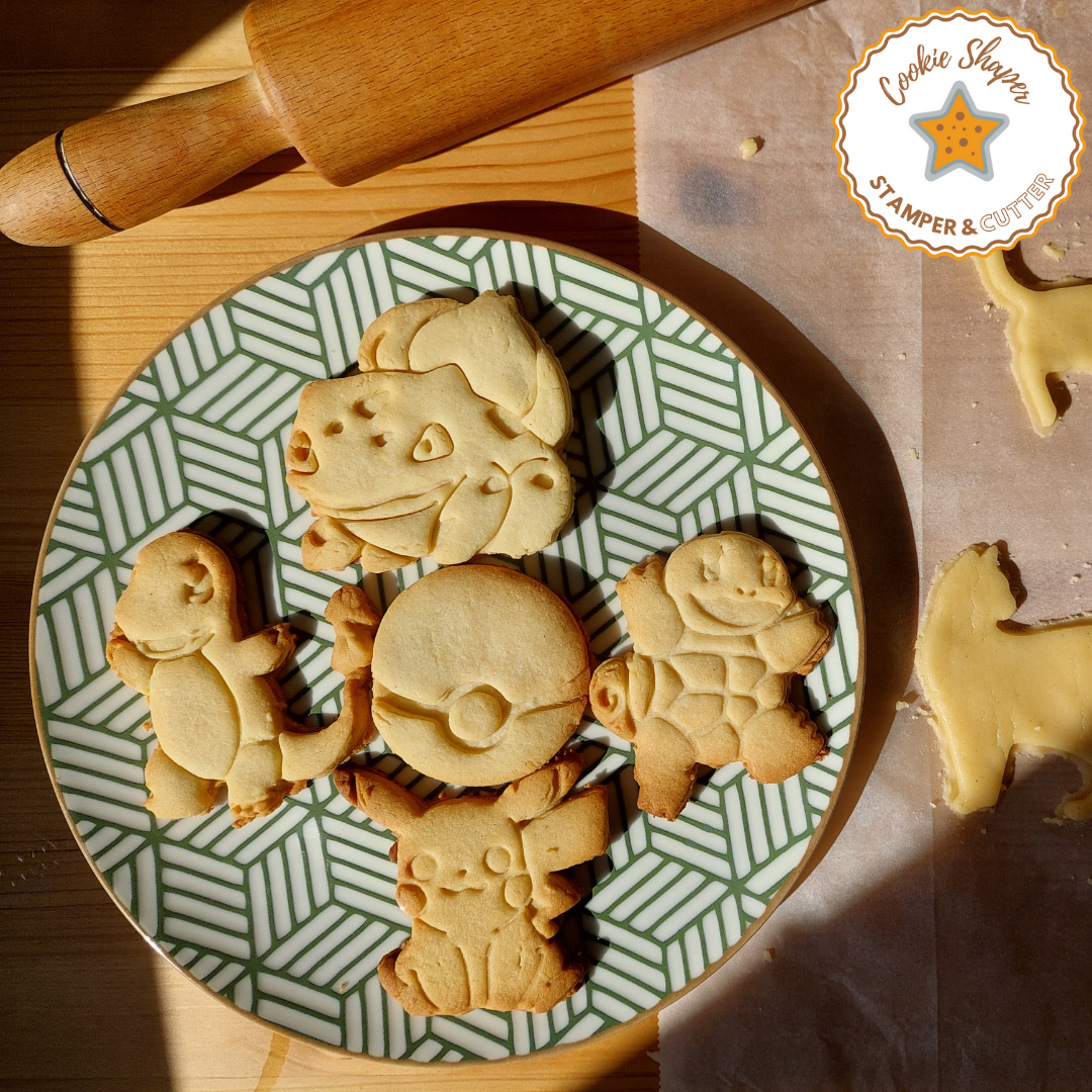5 in 1 Pokemon Cookie Cutter Set STL