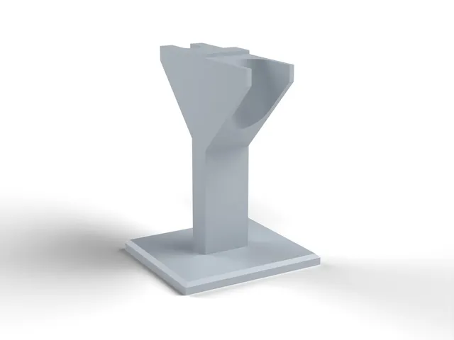 Razor and Shaving Brush Stand - Hangs Both Head-Down to Drip Dry, No Supports (OpenSCAD)