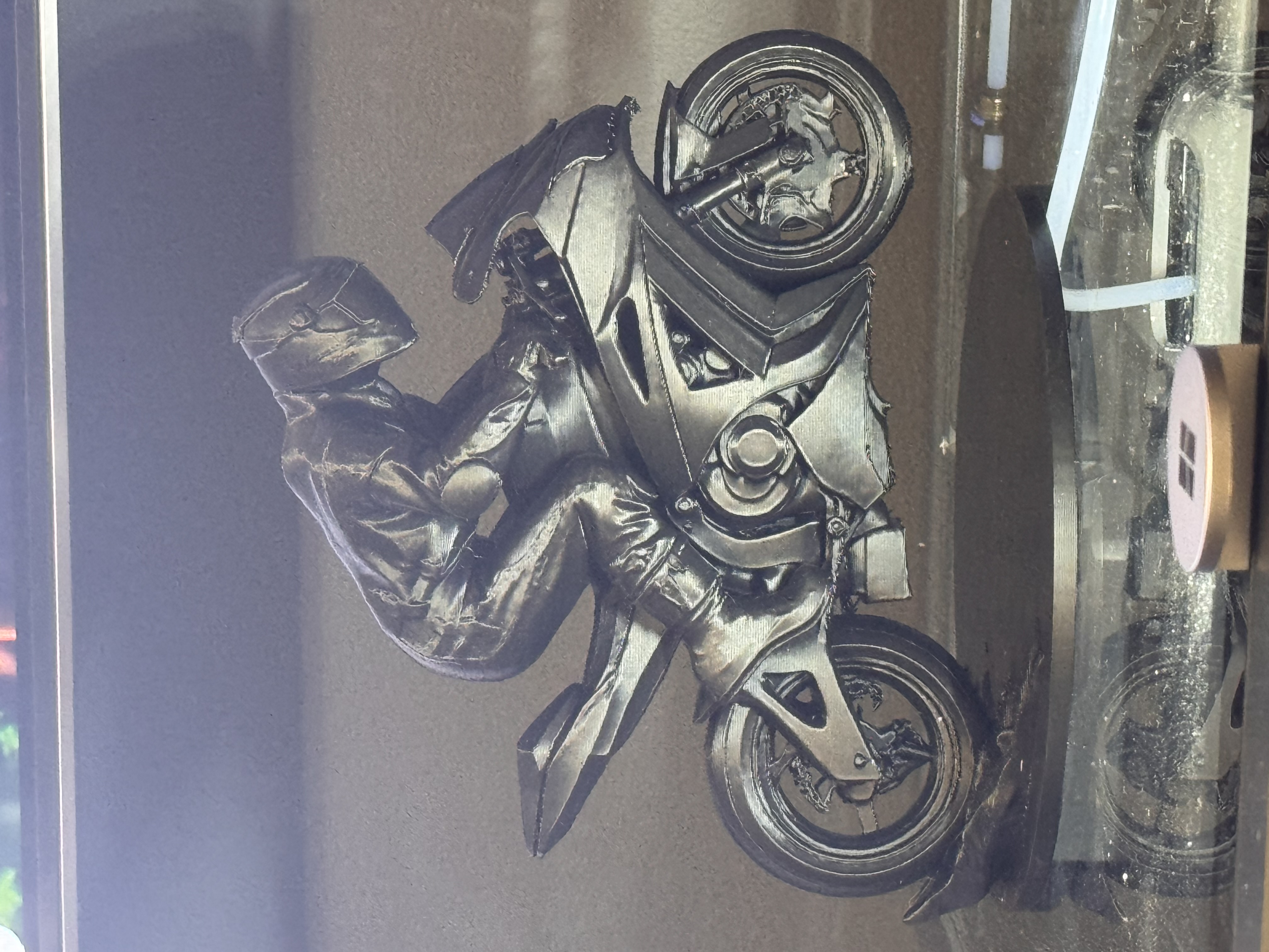 Moto sport biker