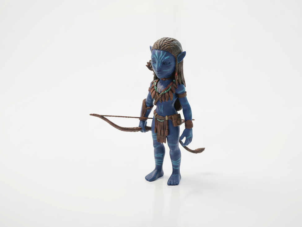 Avatar Zoe Saldana Figurine Movies TV 3D Printable