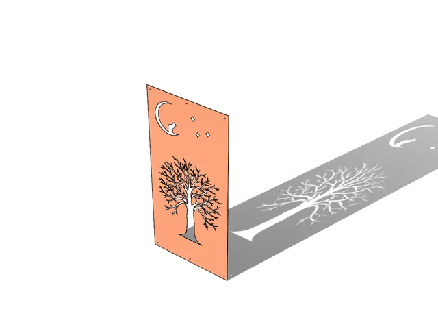 tree at night