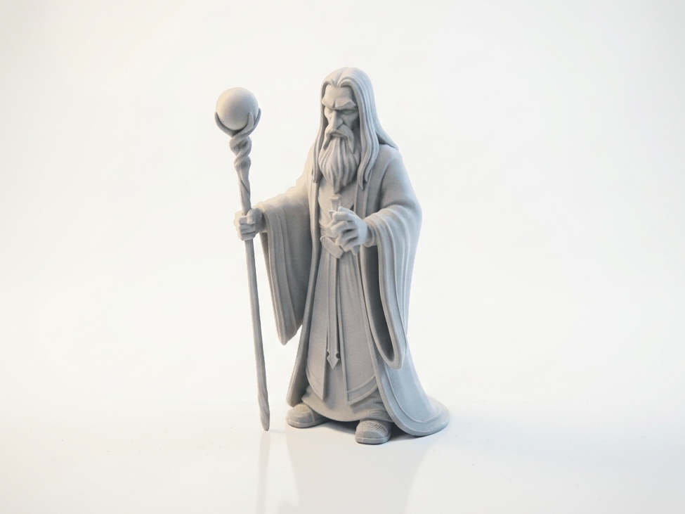 Saruman Figurine Lord of the Rings 3D Printable