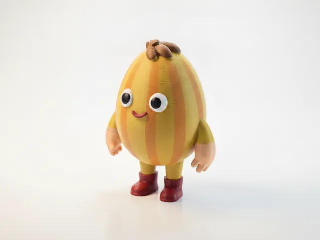 Egg Man Character Fantasy Figurine 3D Printable