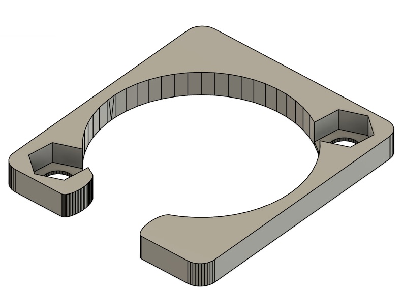 Thin Slotted Neutrik D-Series Nut Holder