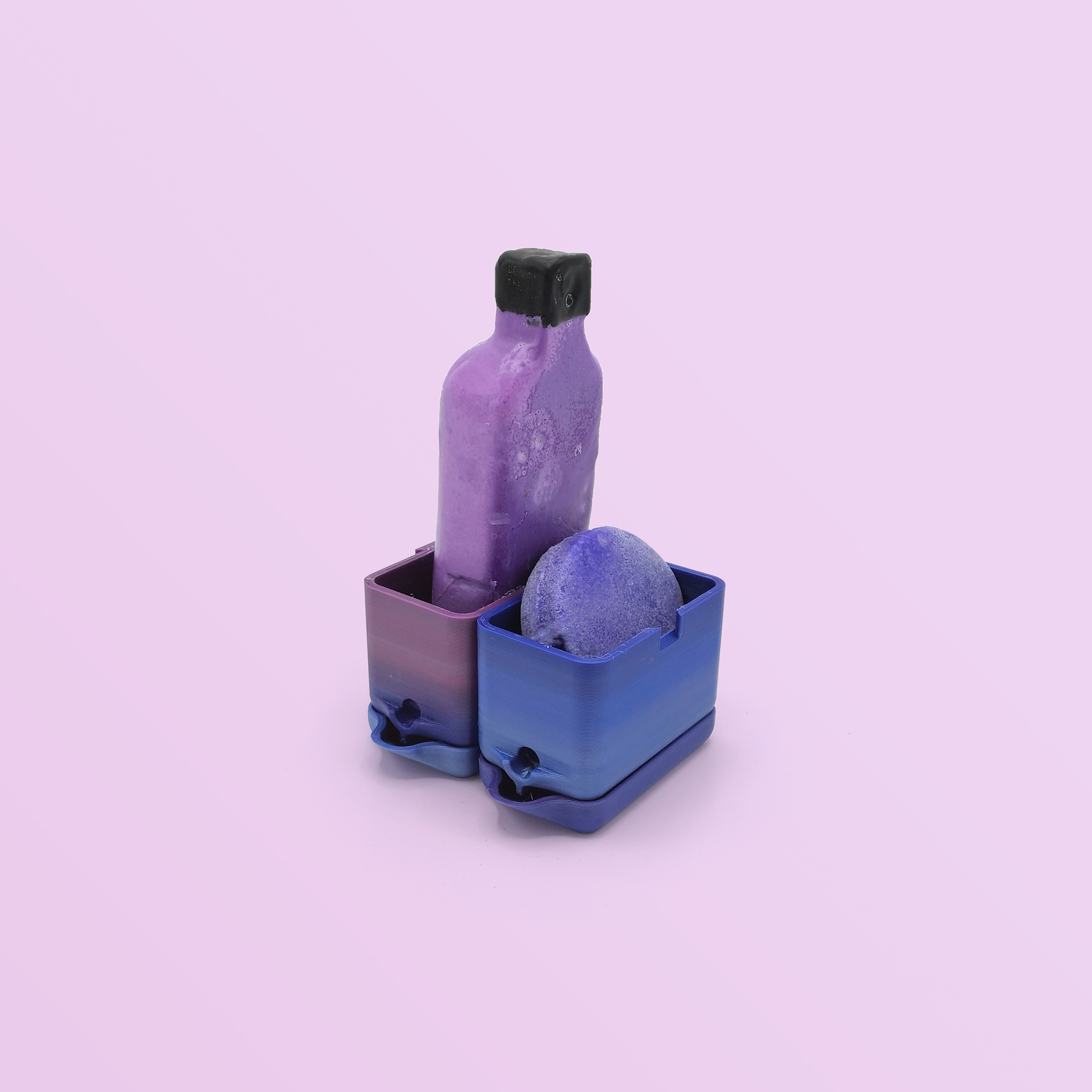 Modular shower soap dish