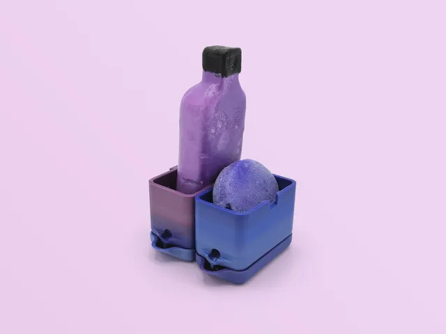 Modular shower soap dish