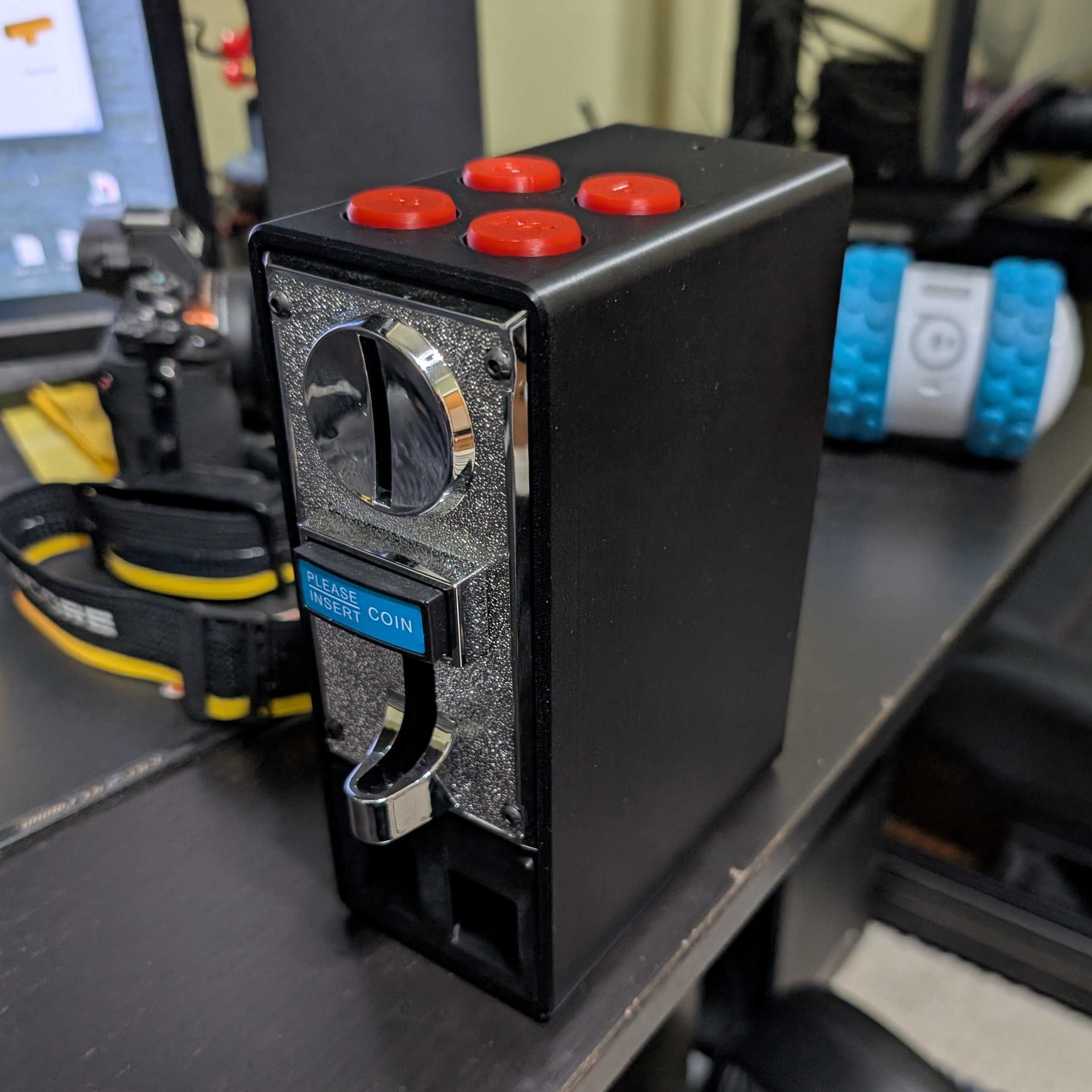 1Up Arcade Coin Acceptor (wired or wireless)