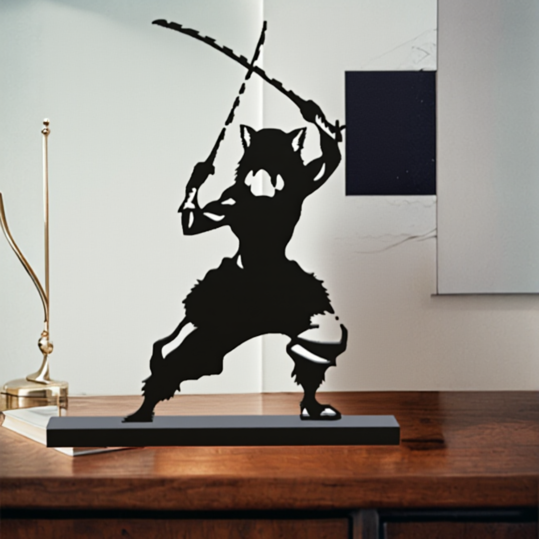 Inosuke Hashibira 3D print Silhouette 84