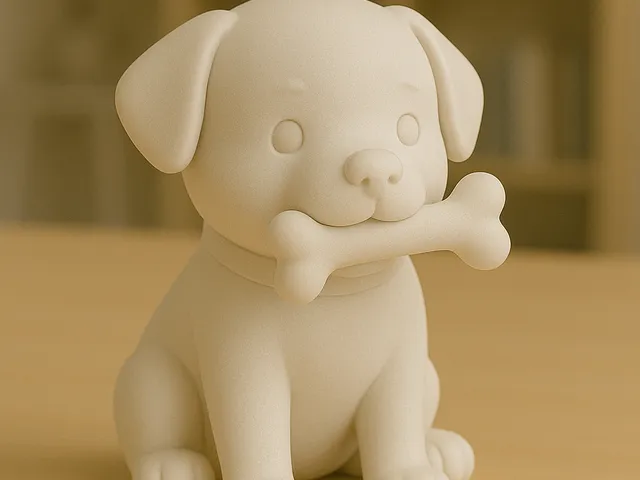 Puppy w/ Bone