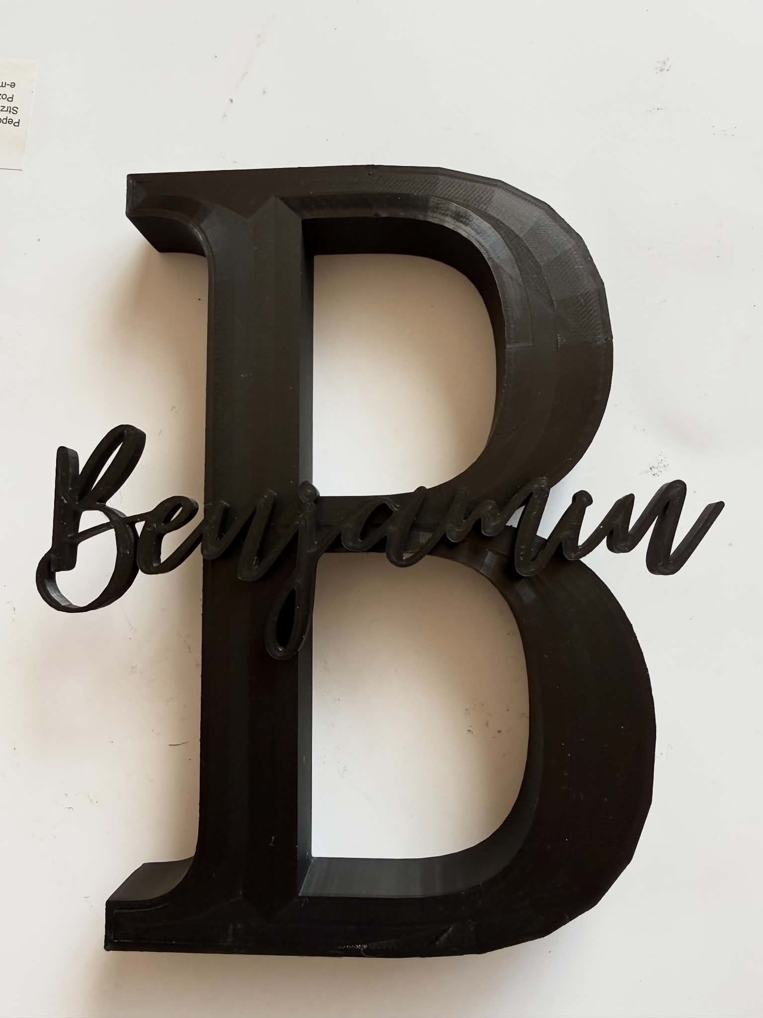 Personalized Name Decor - Large Initial+Name, Kids Room Wall Decor