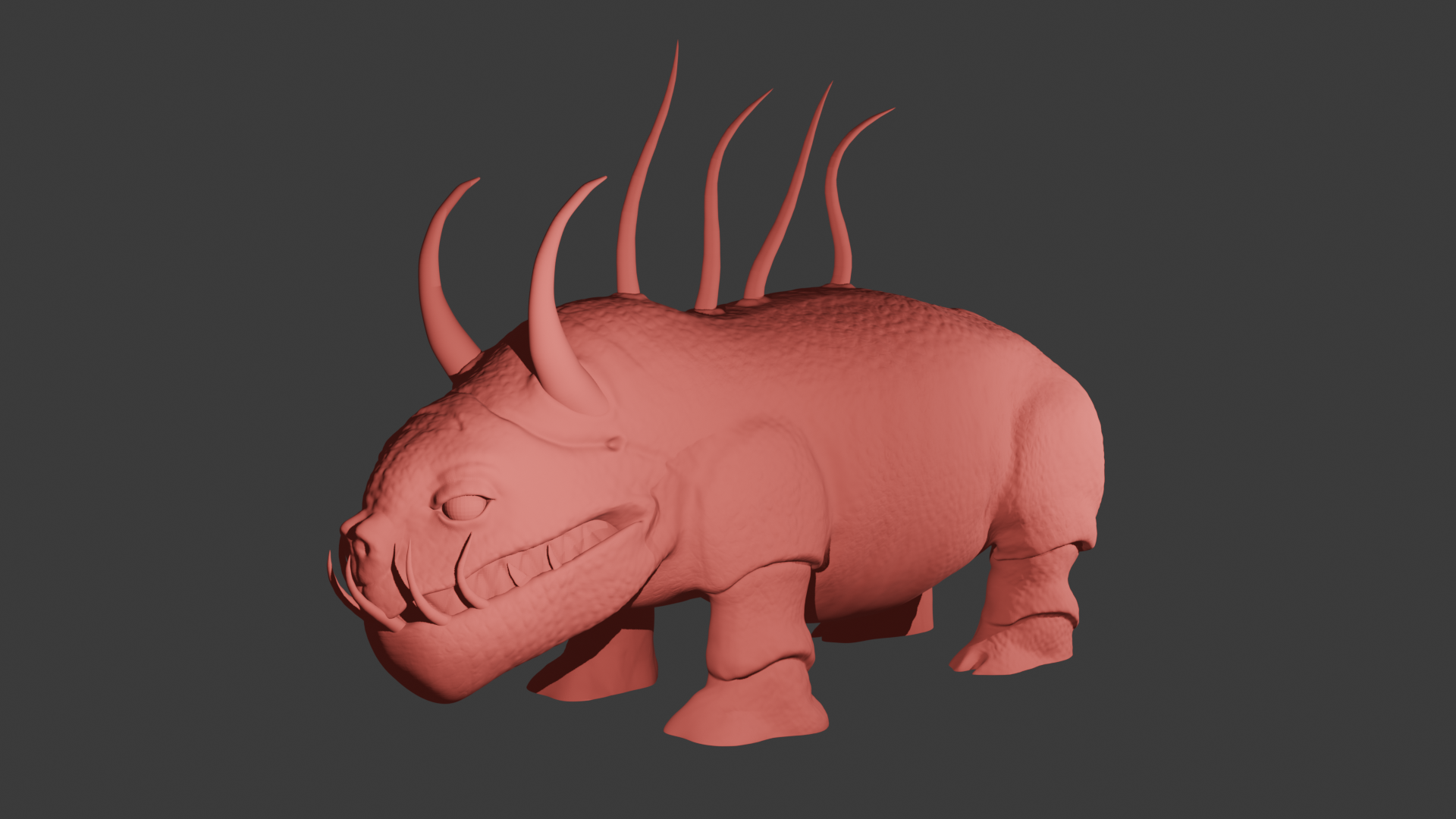 Hell Hound DnD miniature