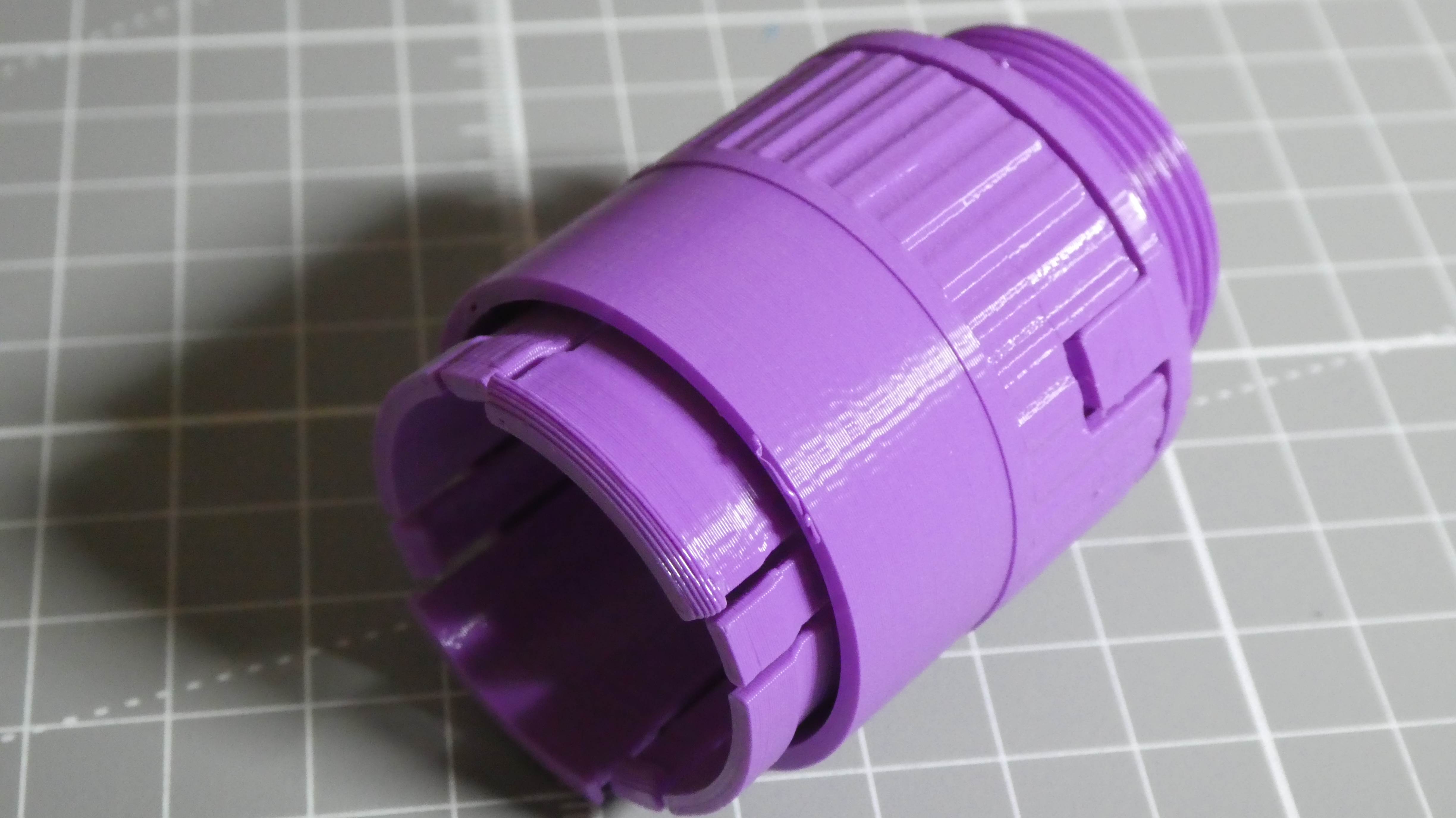 Print in Place Flexible Conduit Fitting.