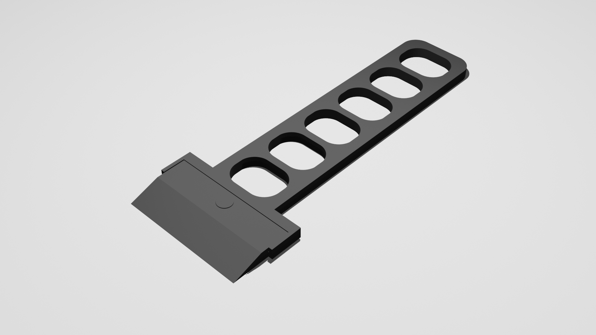 Bed Scraper with changeable Blade 3D model
