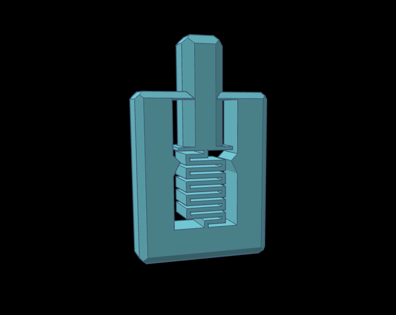 UPDATED Print in Place Fidget Clicker Button (V2.0!)