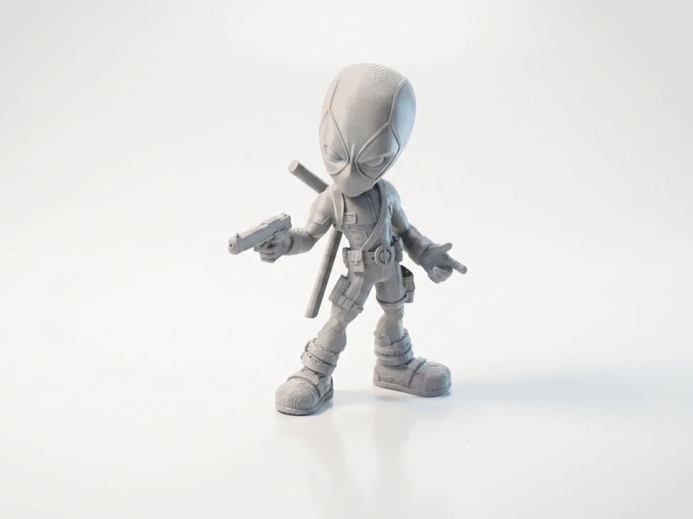 Chibi Deadpool Figurine Cute Character 3D Printable