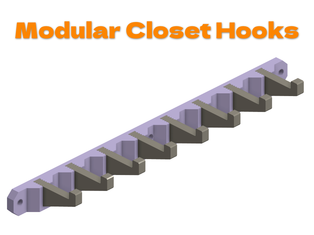 Modular Closet Hooks