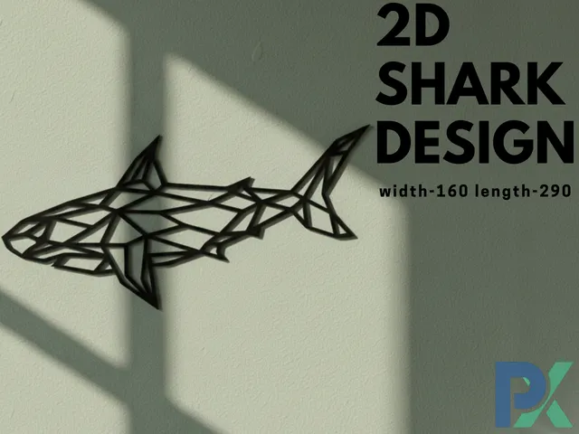 2D  shark Design