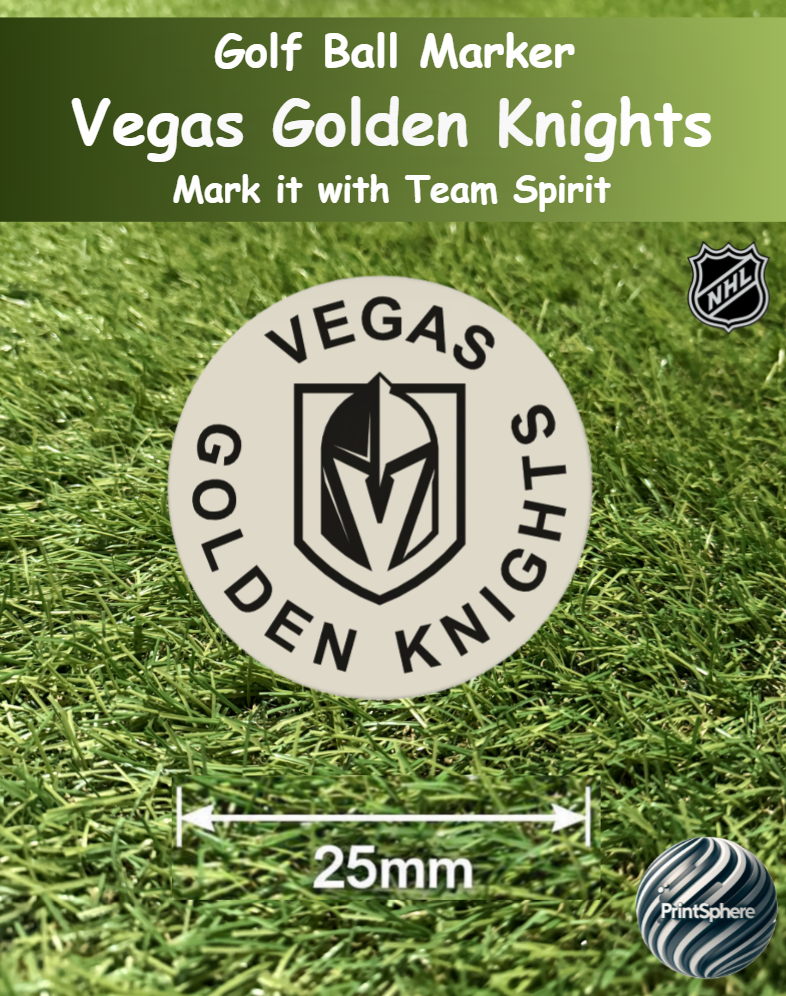 Golf - Golf Ball Marker - NHL - Pacific - Vegas Golden Knights