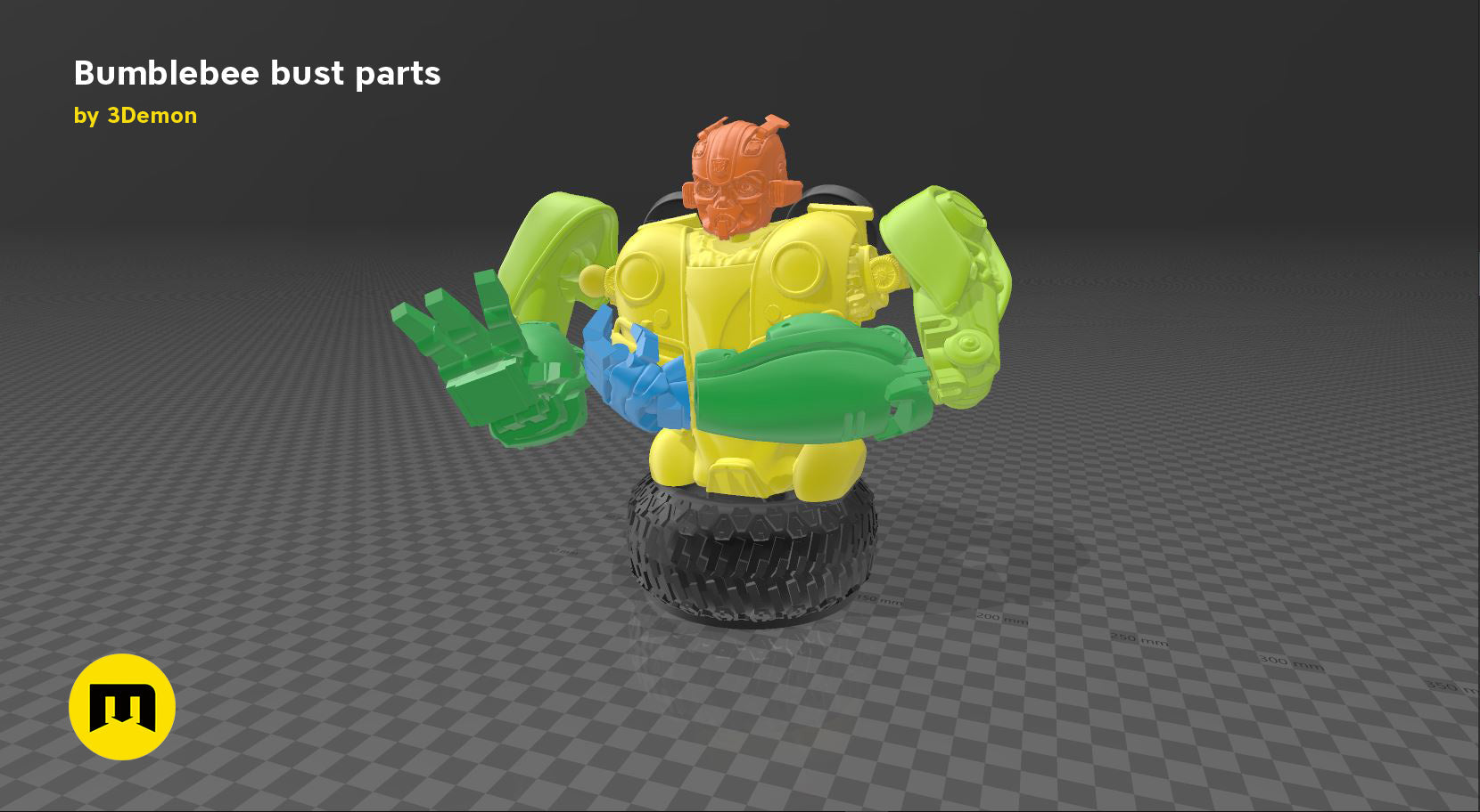 Bumblebee bust — thumbnail 11