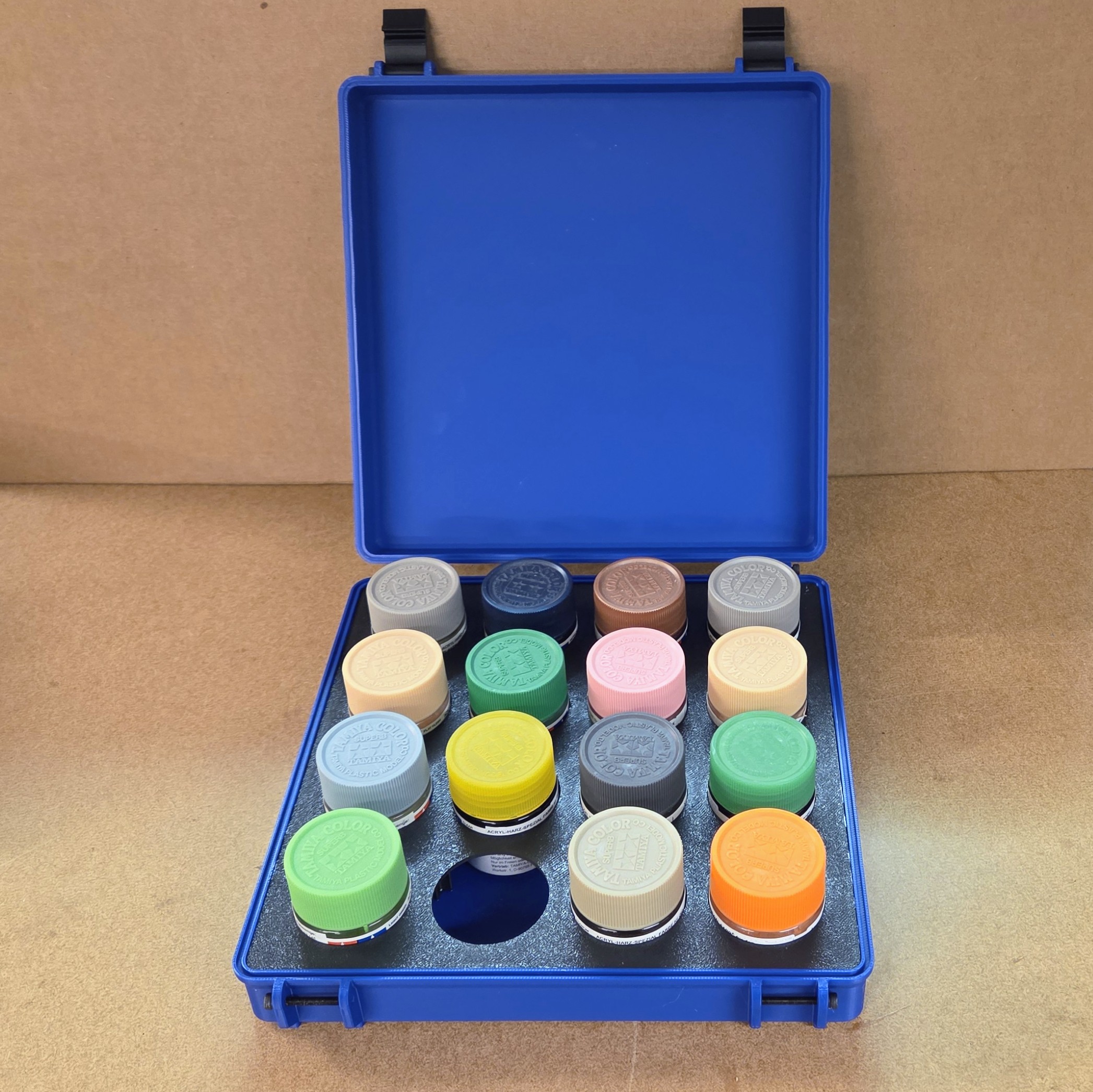 Rugged Tamiya paint storage box (23ml bottles)