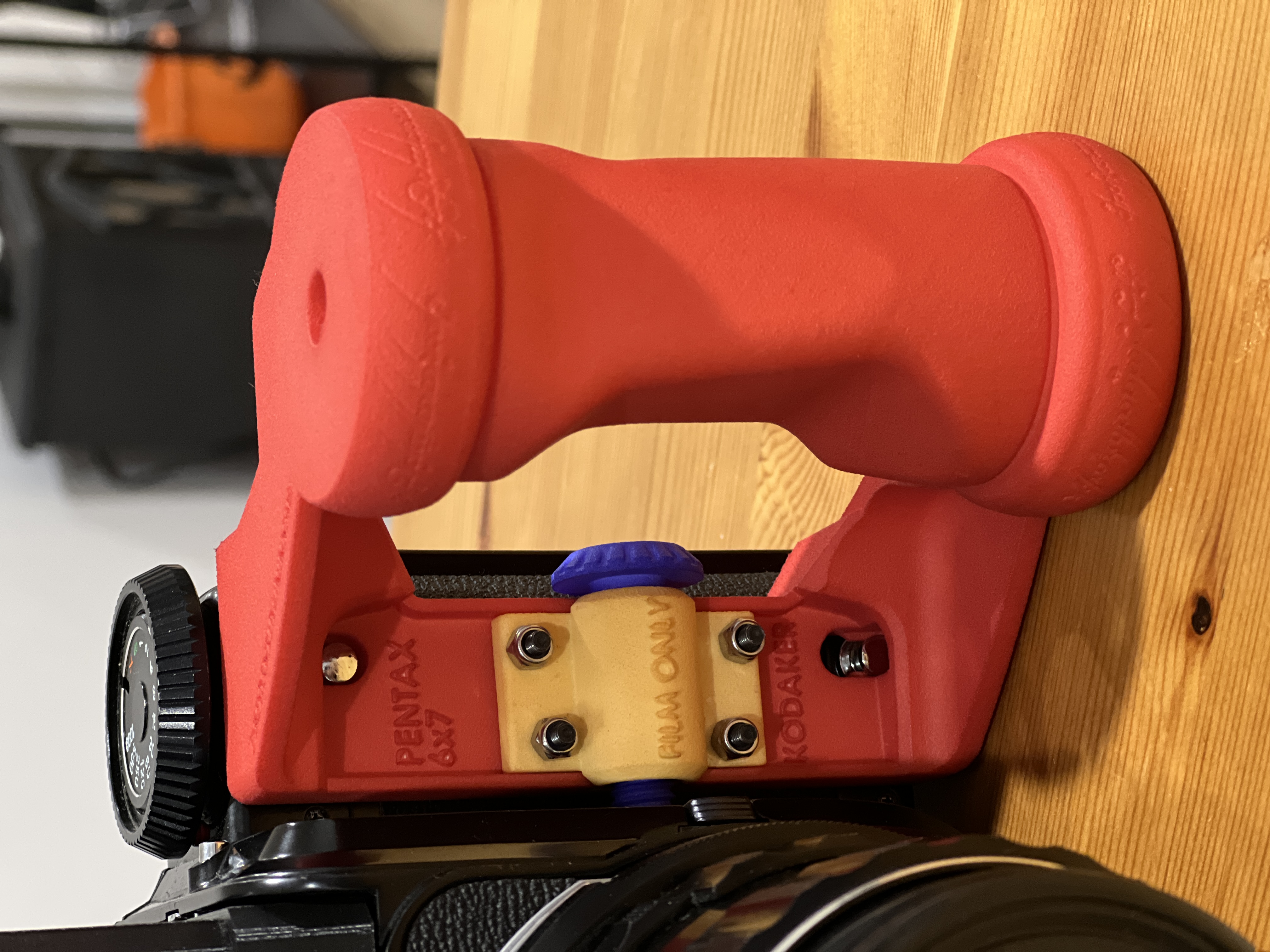 Pentax 67 left hand grip 3D model