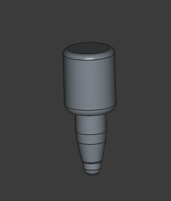 Long knob for analog joystick
