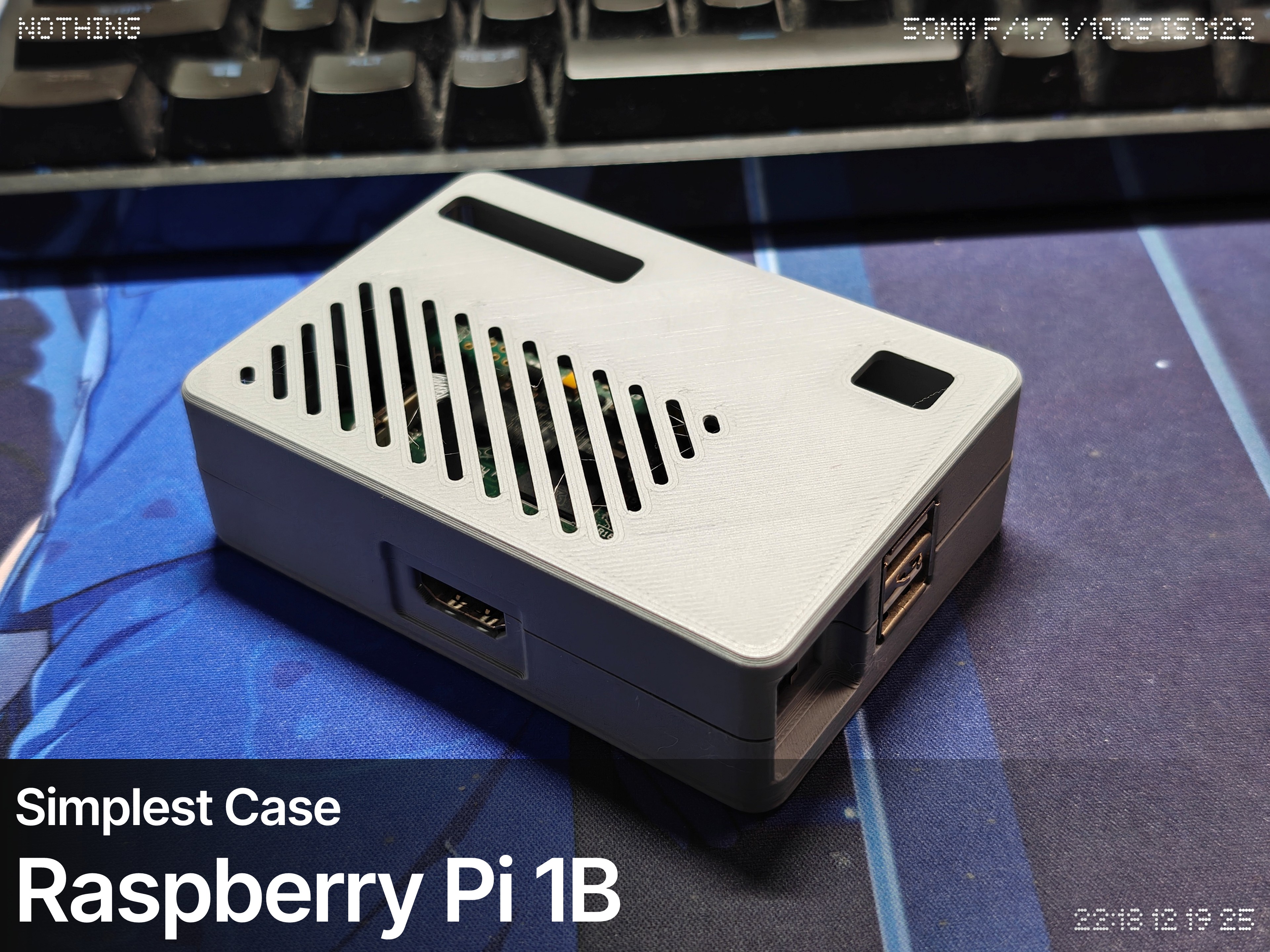 Simplest Raspberry Pi 1B Case