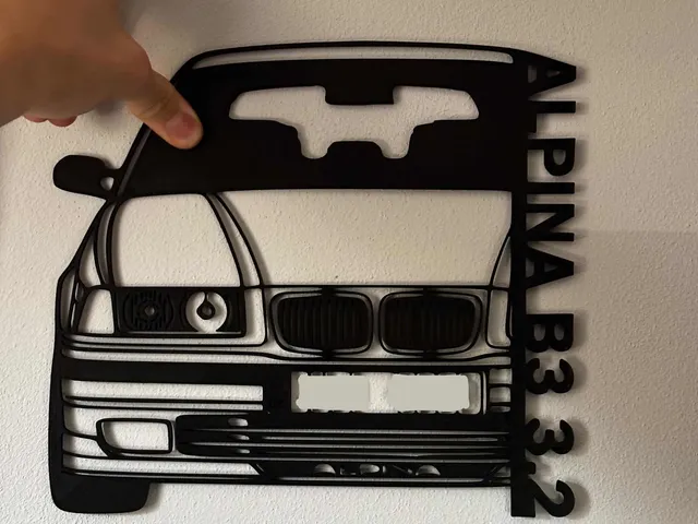 Alpina B3 (E36) - Wall Art