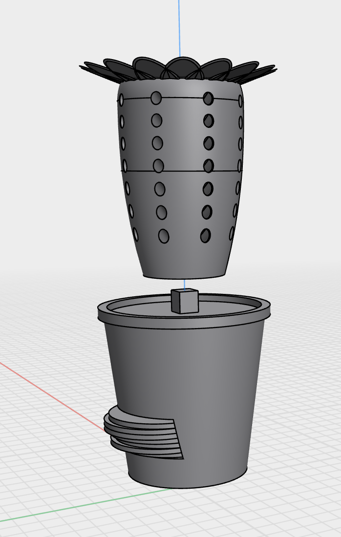 Miniatura 2 do modelo 3D Cactus pen holder
