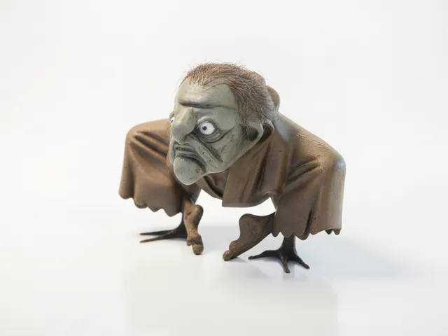 Hooded Figure Statue Female Collectible 3D Printable