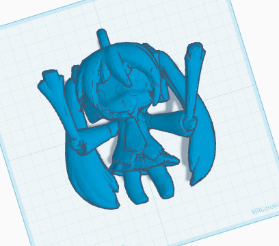 mikudayo (Hatsune Miku) keychain and figure