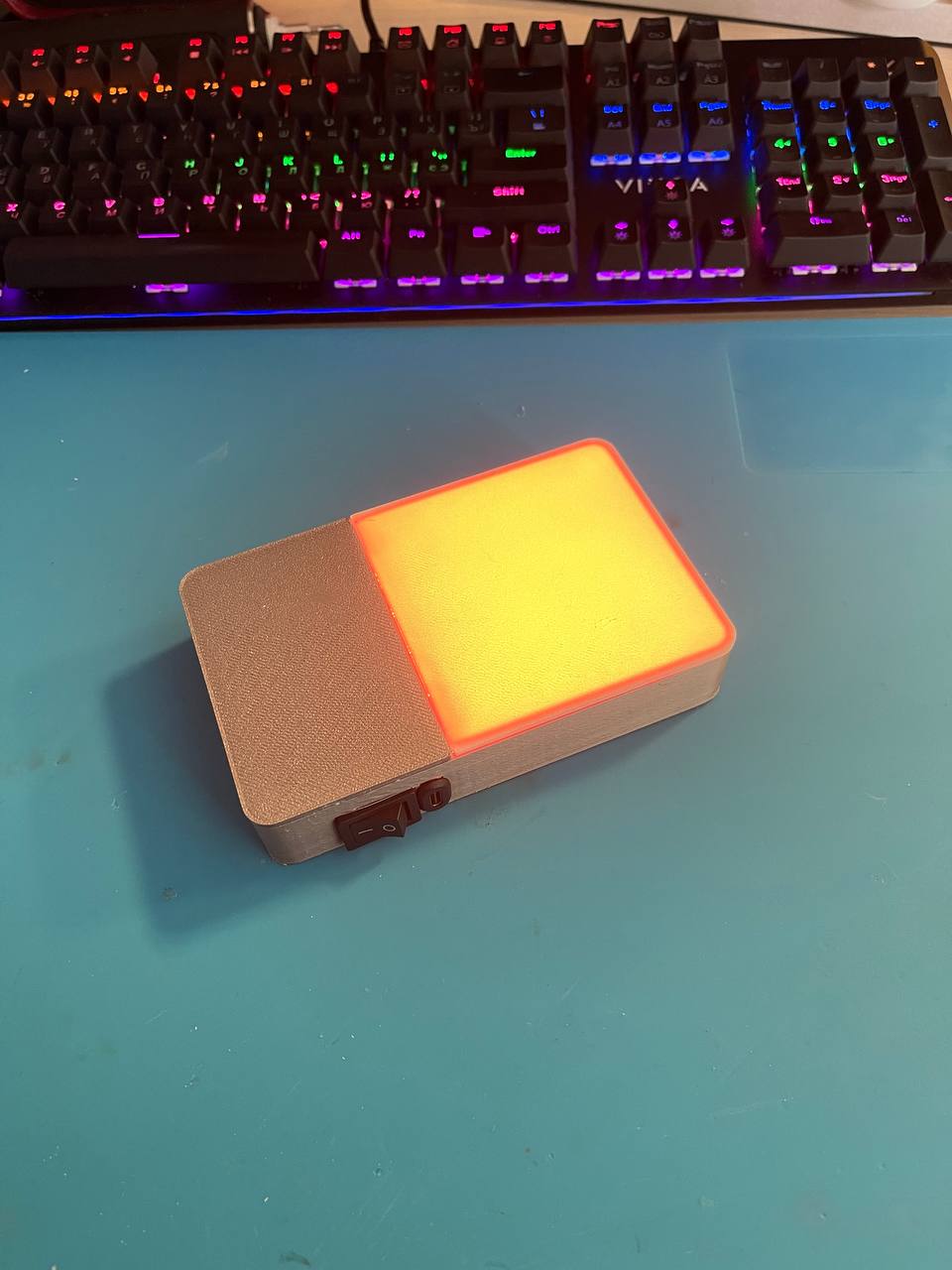 Custom WLED Lightbox with ESP32-C3 Super Mini