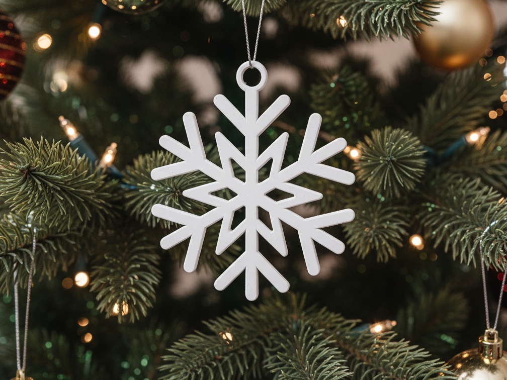 Snowflake Ornament | Christmas Tree Decoration