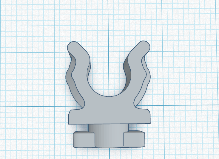 Fiat Croma hood rod clip