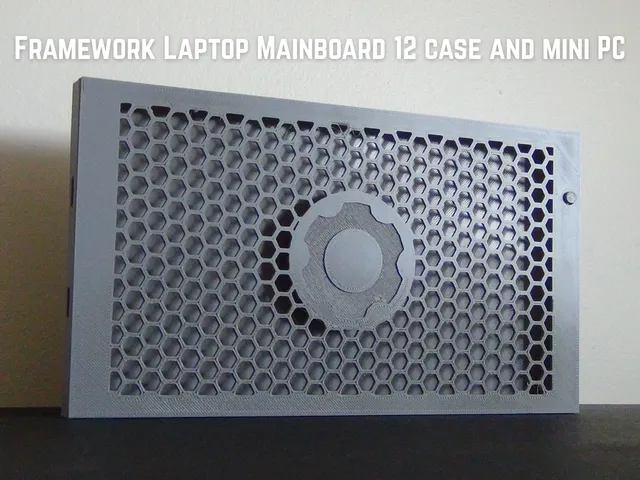 Framework Laptop 12 case and mini PC