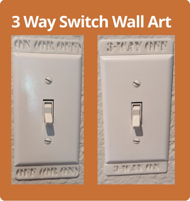 3 Way Switch Wall Art