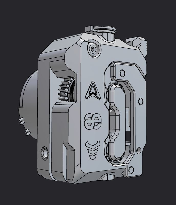 DXC Extruder Mock up