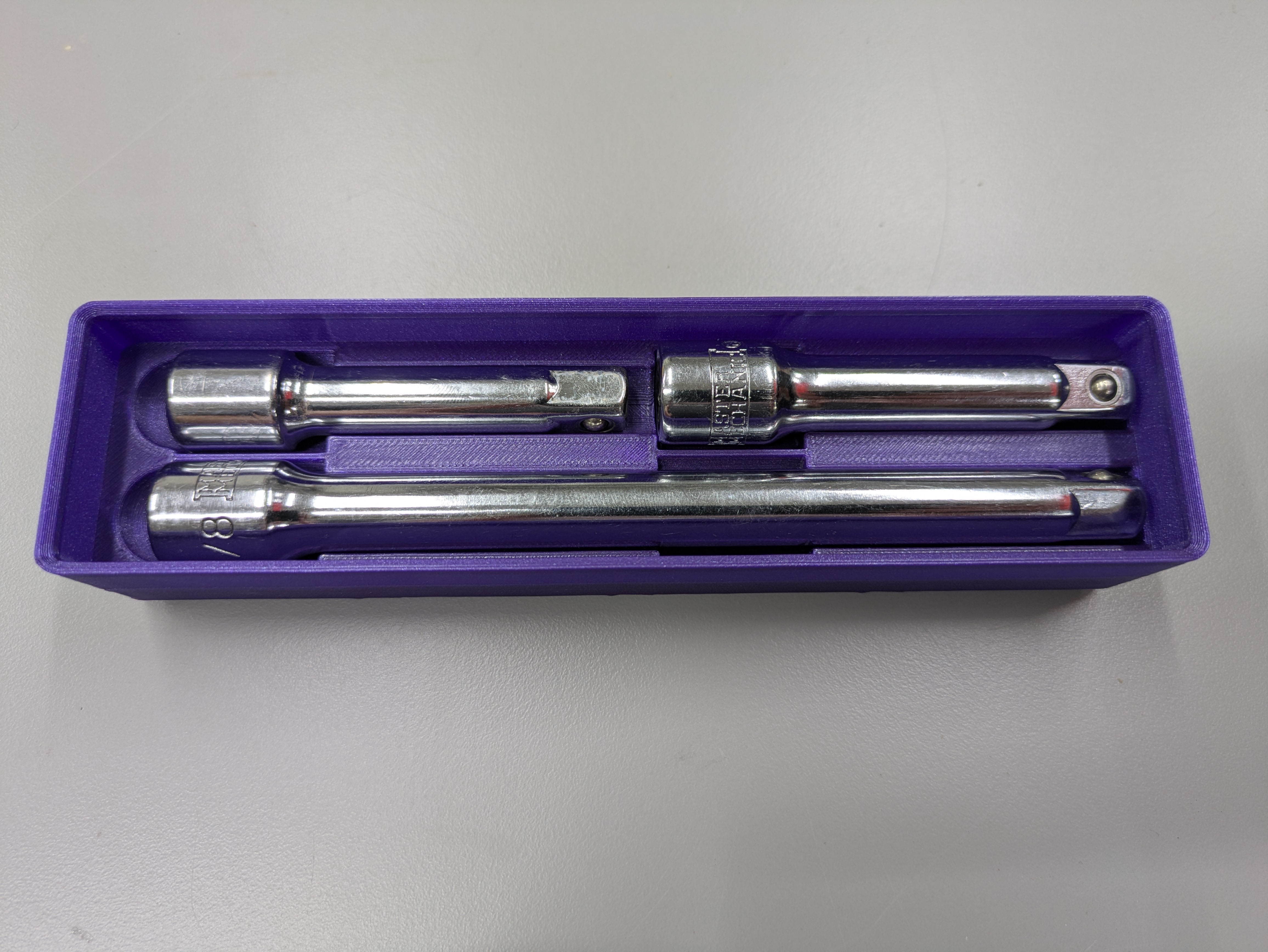 3/8" socket extenders Gridfinity