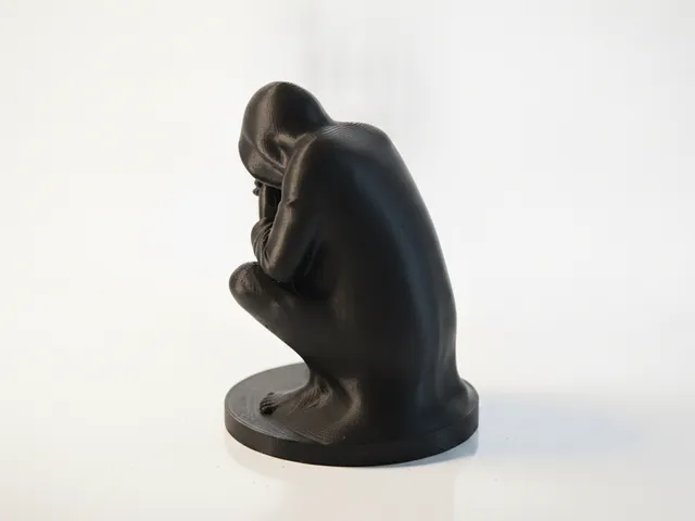 Depressed Man Figurine Sculpture 3D Printable
