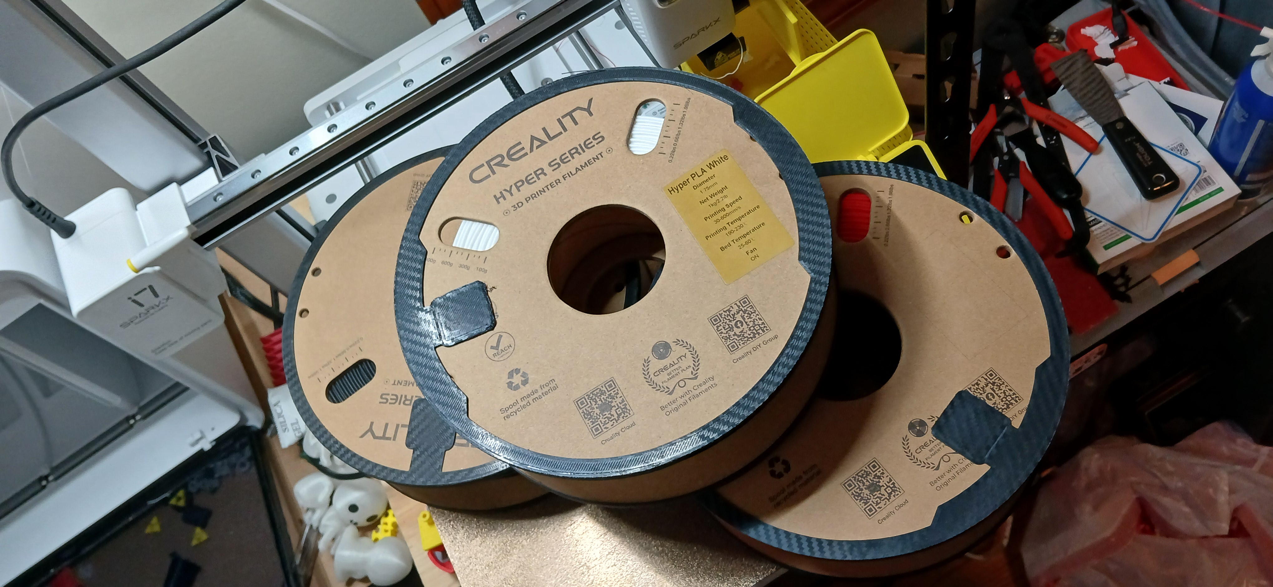 Spool Ring with CFS RFID Tag- Hyper rolls