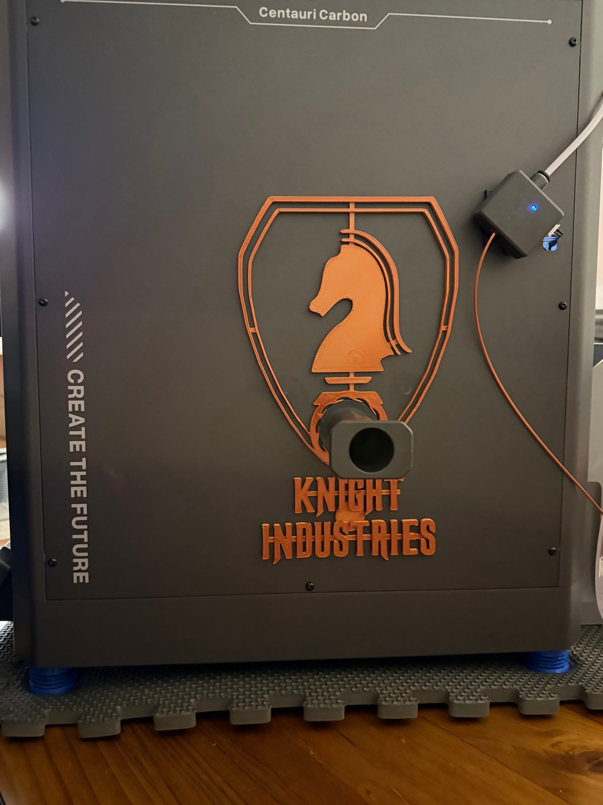 Elegoo Centauri Carbon filament shield Knight Industries 3D model