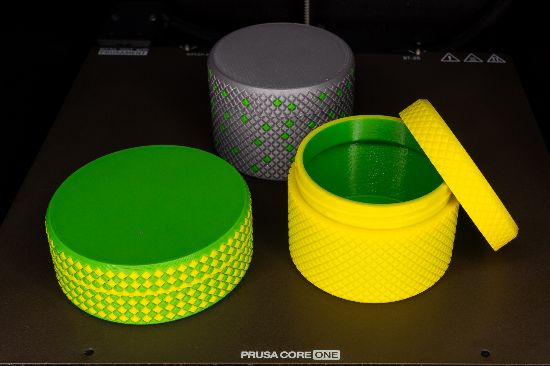 Miniatura 3 do modelo 3D Knurled Containers