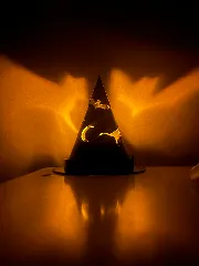 Witch Hat shadow lamp.
