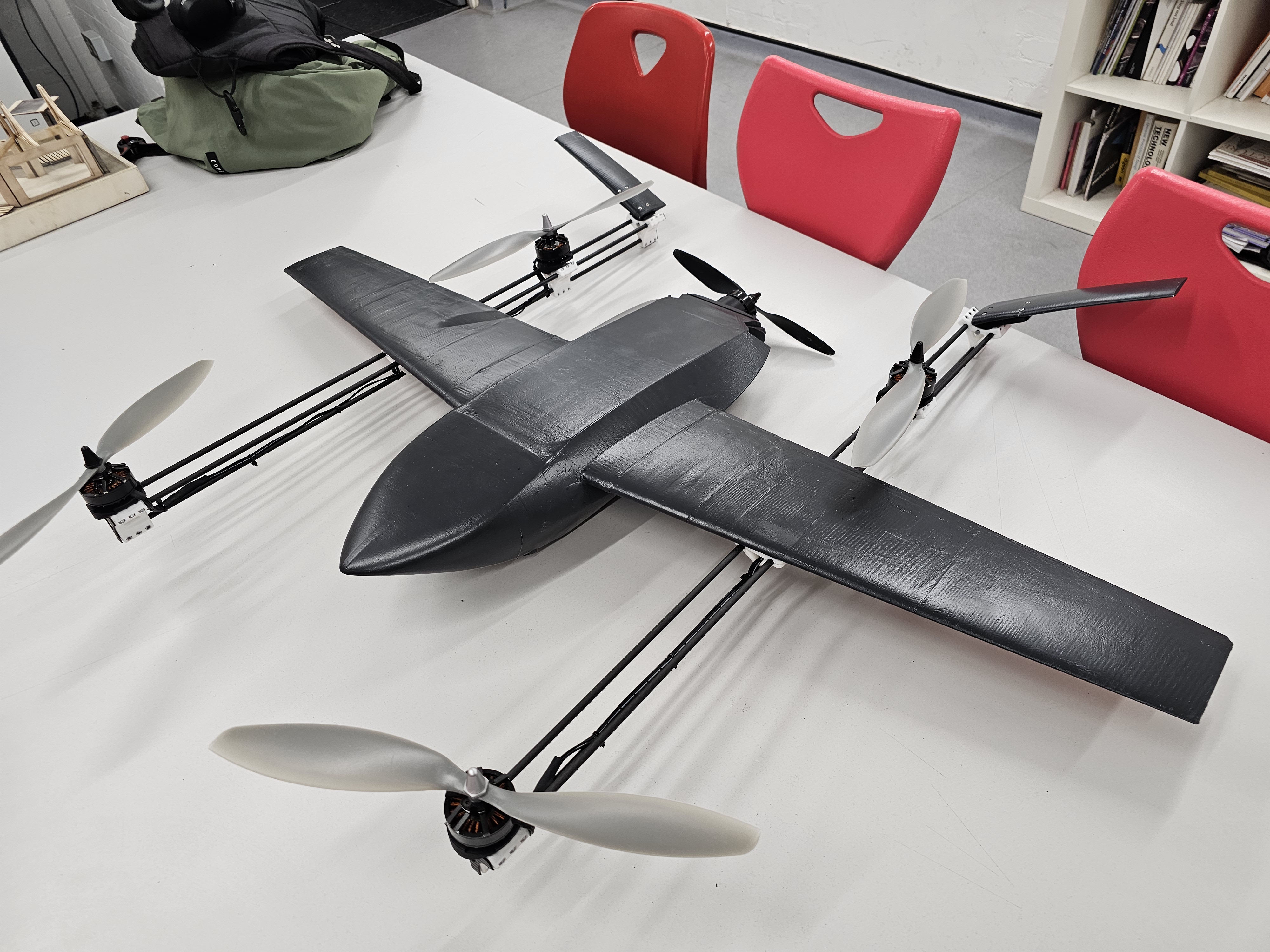 Miniatura 6 do modelo 3D Hyperion (Large VTOL UAV)