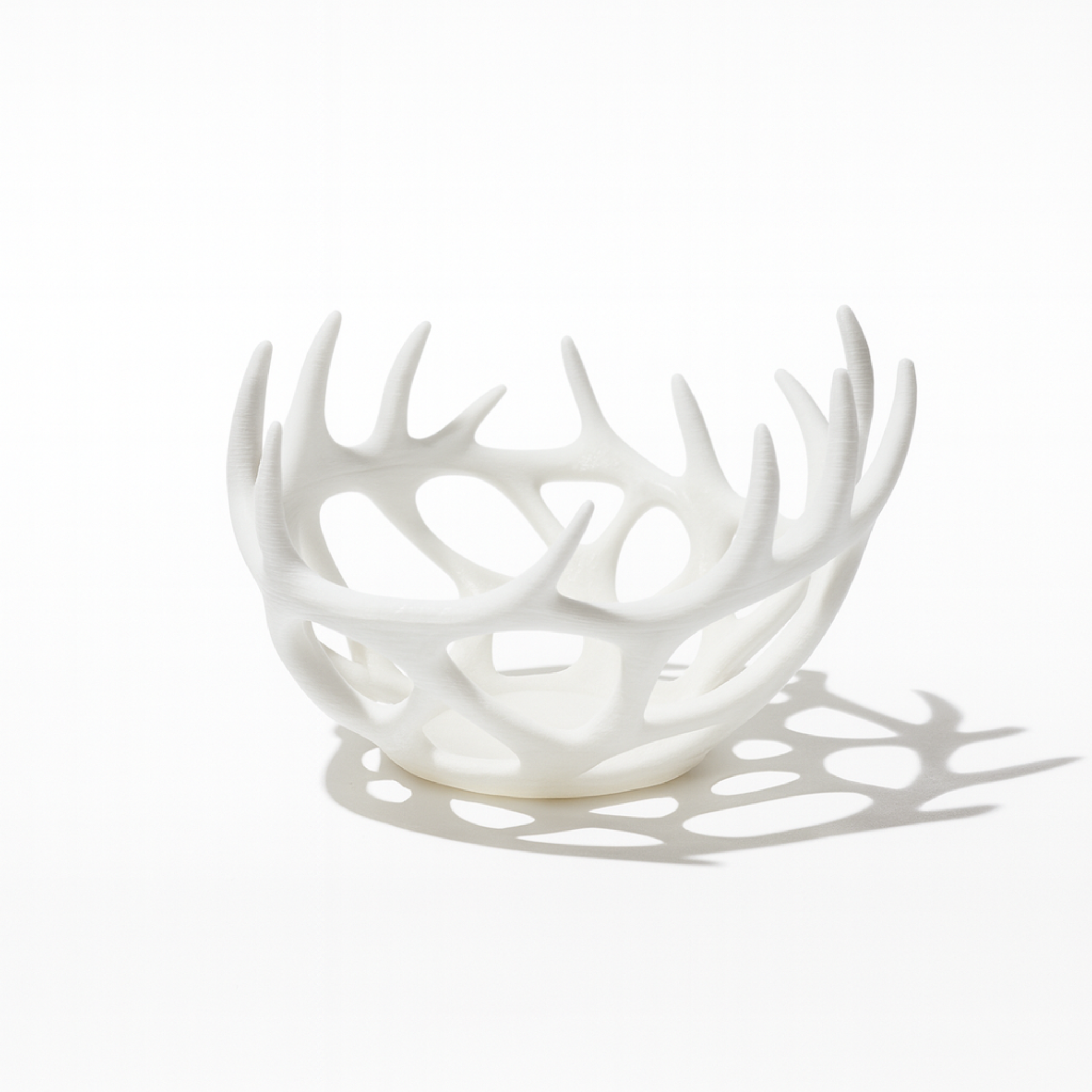 ANTLER BOWL – NATURE-INSPIRED DESIGN / HOMEDECOR / STL / VORONOI — miniatura 3