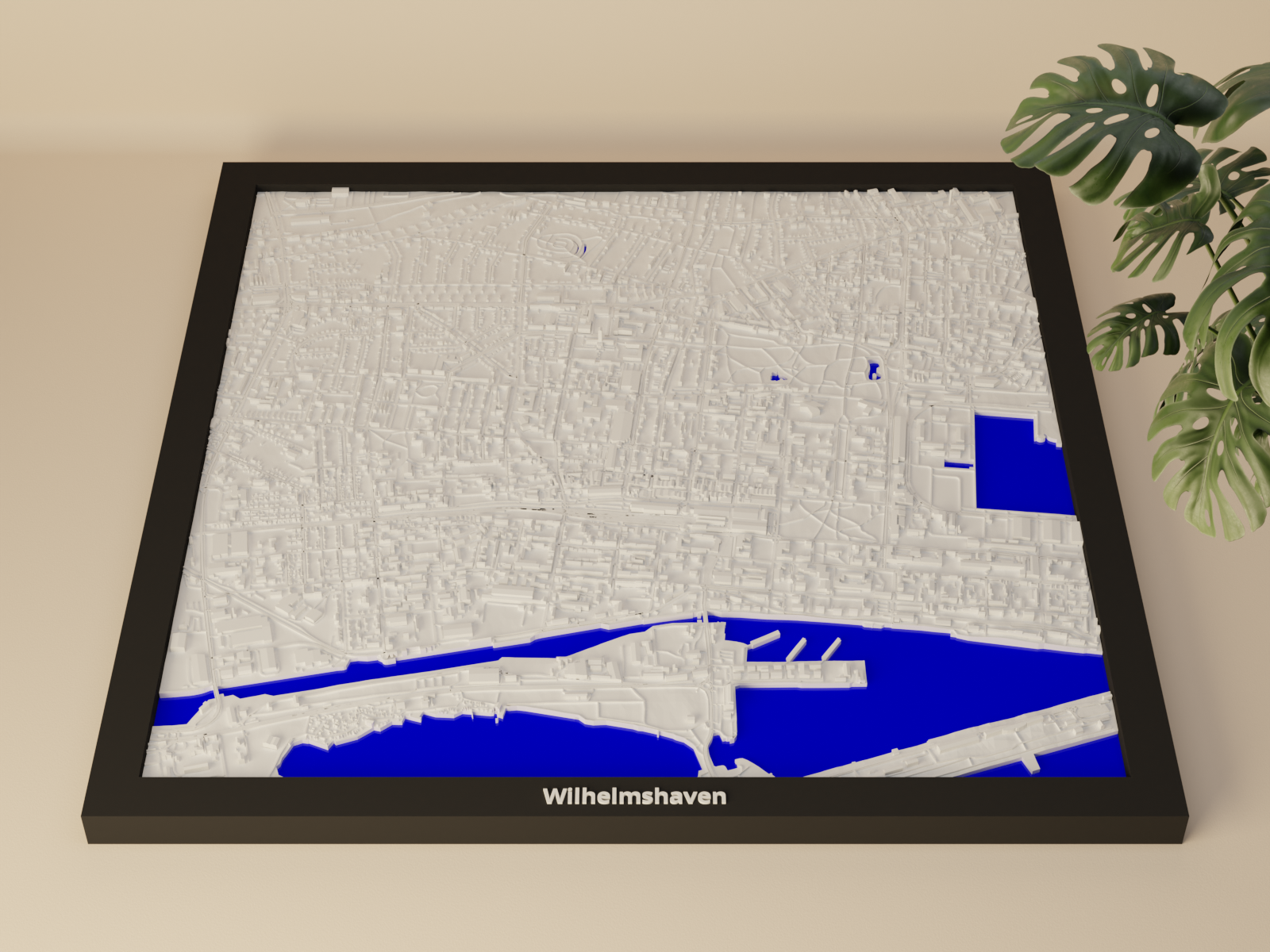 Wilhelmshaven, Germany - 3D Miniature