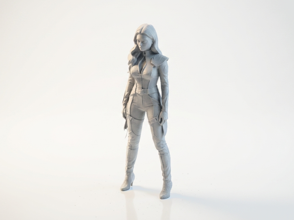Goth Girl Figurine Movies TV Collectible 3D Printable